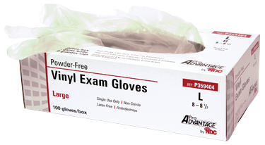 Pro Advantage Vinyl Exam Gloves, 100/box