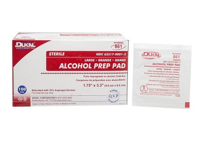 Alcohol Prep Pads (Non-Sterile), 200/box