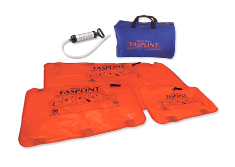 FASPLINT Semi-disposable Vacuum Splint Kit -  with compact Aluminum Pump