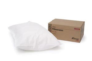 Pillowcase, Tissue/ Poly, 21" x 30", White, 100/cs