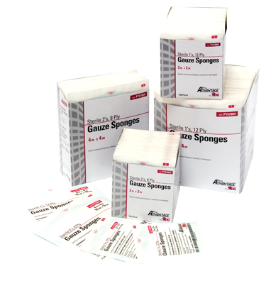 Pro Advantage Sterile Gauze Pads, 100/box